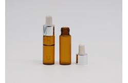 China 50ml Durable Small Amber Empty Tincture  Pipette  Essential Oil Bottle supplier