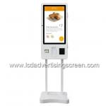 Capacitive Touch  32inch Self Service Payment Kiosk Built With Front Camera for sale