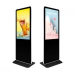UHD Indoor Multi Touch LCD Display Kiosk Floor Standing Advertising Display for sale