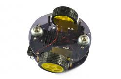 China Remote Control Car Parts 2 Wheel Chassis Robot Acrylic Body supplier