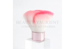 China Folded Flower Pattern Full Coverage Kabuki Brush For Loose Powder 43g supplier