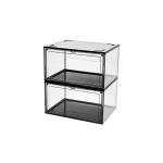 Magnetic Plastic Acrylic Sneaker Display Case Stackable Transparent for sale