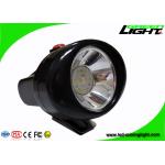 Lightweight Mining Cap Lights 4000 Lux Plug - In Charging With Helmet Bracket for sale