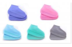 China Silicone Rain Waterproof Shoe Covers , Boot Cover Protector Reusable FDA Approval supplier