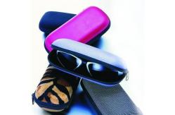 China Stylish Capsule Eyeglass Sunglasses Storage Case Resist Compression Fabric Puller supplier