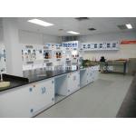 Floor Mounted Chemistry Lab Cabinets Ploypropylene Island Table Workbenches for sale