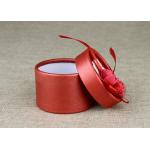 Custom Labeling Red Wedding Ribbon Mini Carboard Paper Cans Packaging