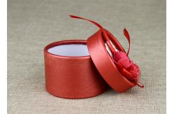 China Custom Labeling Red Wedding Ribbon Mini Carboard Paper Cans Packaging supplier