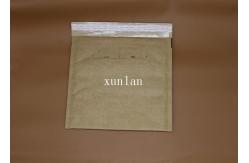 China No Fading Kraft Paper Bubble Mailers PE Material With 2 Sealing Sides supplier