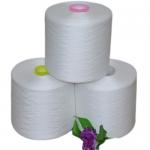 40/2, 40/3, 42/2 Raw White Yarn 100% Polyester Core Spun Yarn Hubei Factory for sale