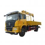 Dongfeng 4x2 10ton Mobile Cargo Truck With GSQS Crane for sale