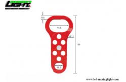 China 137mm Length Double End Steel Lockout Hasp 44.5 Jaw Clearance supplier