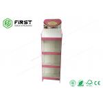 4C Offest Printing Cardboard Floor Displays Eco - Friendly Recyclable For Snacks