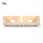 3 Piece Kids Sectional Sofa Modular Play Couch High Density Foam