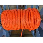 100% Uhmwpe Rope 12mm 12 Strands Braided High Strength Druable Cord Winch Towing Rope for sale