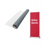 300gsm Greyback Polyester Fabric Roll for Exhibition Backdrops and Hanging Posters