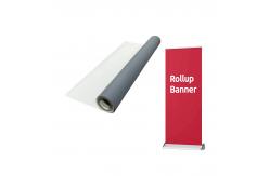 China 300gsm Greyback Polyester Fabric Roll for Exhibition Backdrops and Hanging Posters supplier