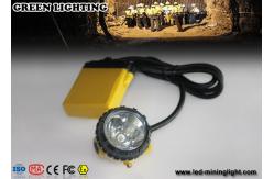 China 25000 Lux 12Ah Battery 3W LED Coal Mining Lights with 4 Levels Lighting supplier
