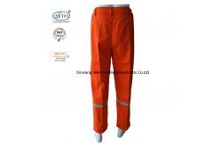 China Orange 100 Cotton EN14116 EN11612 Fire Retardant Suit supplier