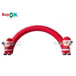 Inflatable Christmas Archway Yard Decoration Inflatable Christmas Santa Arch For Entrance for sale