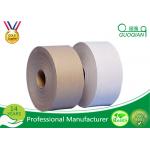 Logo Printed Reinforced Gummed Kraft Paper Tape 70CM Width Strong Viscosity for sale