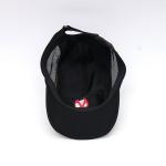 Curved Brim Contrast Stitching Camper Cap Medium Brim Length