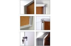 China Square Landscape Silver 35mm Lockable Poster Case supplier