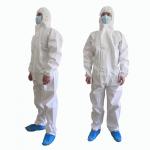 EN14126 Microporous Disposable Surgical Coveralls Disposable Hazmat Suit With Hood for sale