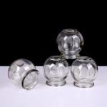 Suction 4 Pcs Body Vacuum Massage Cupping Glass Thickened for sale