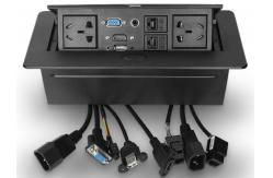 China Conference Hidden Electrical Outlet Hydraulic Mechanism Smooth Operation supplier