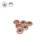 Zinc Alloy Embossed Metal Sticker Labels Multipurpose Practical for sale