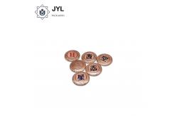 China Zinc Alloy Embossed Metal Sticker Labels Multipurpose Practical supplier