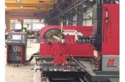 China Steel Pipe 5 Axis CNC Plasma Cutter 100-3000mm/Min Metal CNC Table supplier