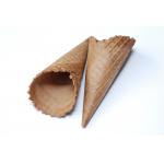 23° Angle Ice Cream Related Production , Chocolate Ice Cream Cone Conical Shaped for sale