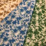 50gsm-100gsm Tie Dye Printed Fabric Polyester Spandex Chiffon Fabric