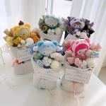 Make Her Smile with a Plush Sanrio Doll Bouquet 20x35cm Perfect Mother's Day Gift for sale