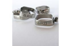 China Plain Dental Orthodontic Molar Band With U1L1 Triple Tube M Series supplier