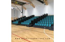 China Multi Color Retractable Indoor Stadium Seats Platform supplier
