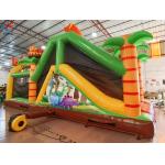 New Fun Inflatable Trampoline Dinosaur Theme Park Bouncy Castle Jungle Bounce House For Kids for sale
