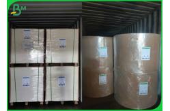 China Greaseproof 140g + 15g Glossy PE Coated Kraft Paper In Roll 790mm supplier
