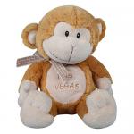 Cute Stuffed Monkey Toy Long Plush Material PP Cotton Filler 12 Inch Height for sale