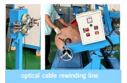 China SGS Cable Coiling Machine , 50HZ Cable Rewinding Machine With Meter Counter supplier