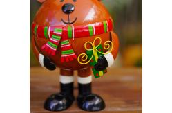 China Elk Metal Christmas Decoration Figurines Rustproof Customized supplier