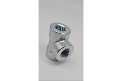 China Thread Nickel Plated Brass 1/8 Inch Female Reducing T supplier