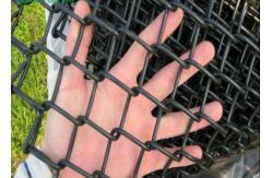 China Easily Assembled 8ft PVC Coated Diamond Chain Link Fence supplier