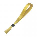 RFID Woven Cloth Wristbands Printing Fabric Bracelets With Plastic Clasp for sale