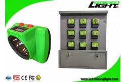 China IP68 Rechargeable Led Hard Hat Light 25000lux ABS PC Material With Tracking System supplier