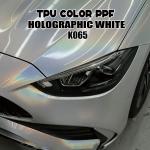 K065 Holographic White TPU Color Paint Protection Film Car Wrap Rolls for sale