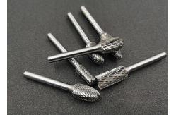 China Cylindrical Shape Tungsten Carbide Rotary Burr With Silver Welding supplier