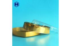 China 230ml Heart Shape Clear Plastic Cookie Boxes Chocolate Round Plastic Canisters supplier